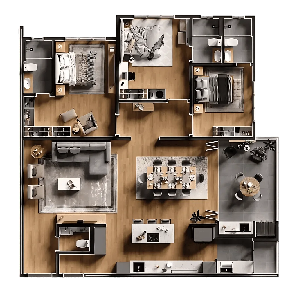 Elementi showroom floor plan