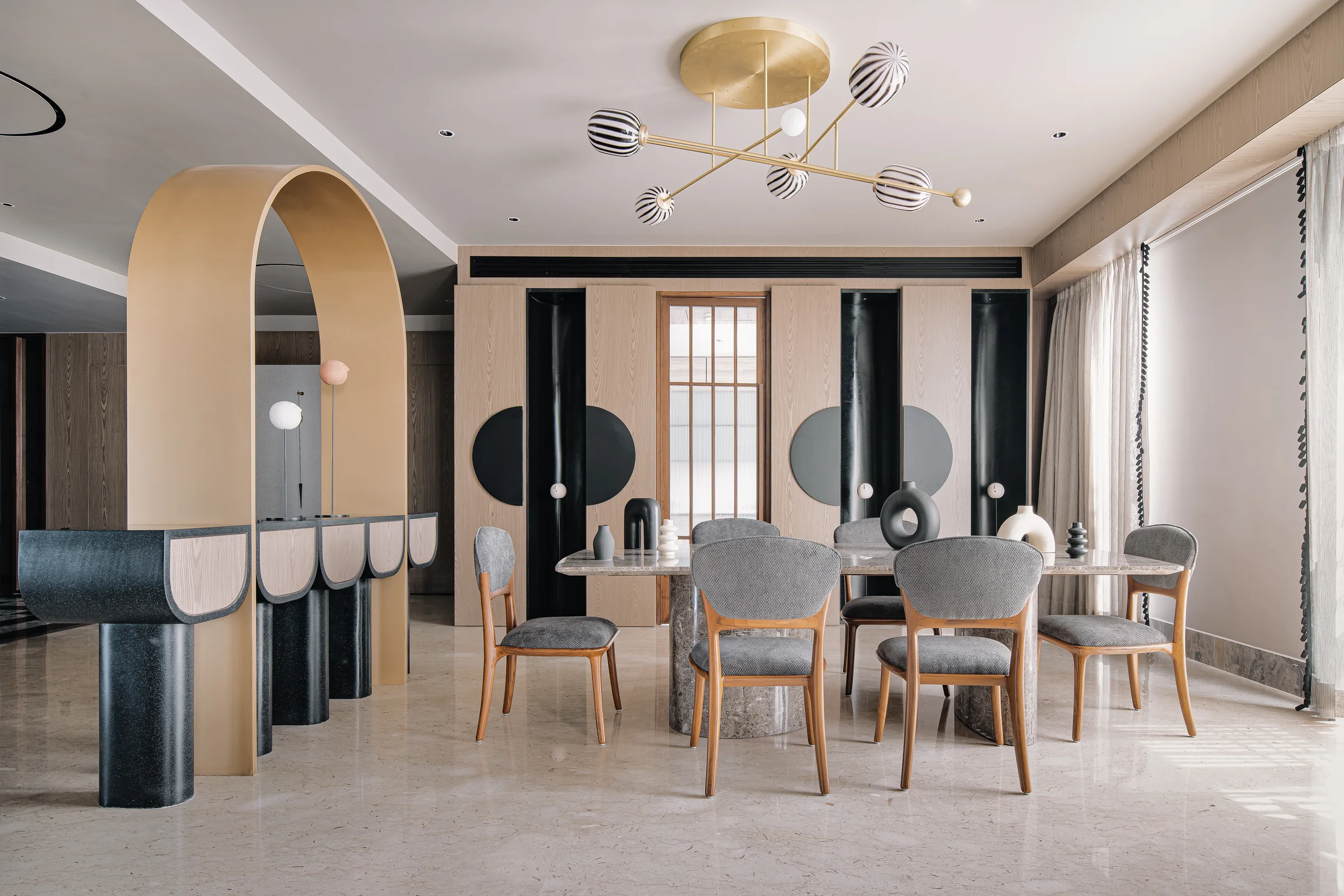 Decorative lighting collection by Arjun Rathi at Elementi