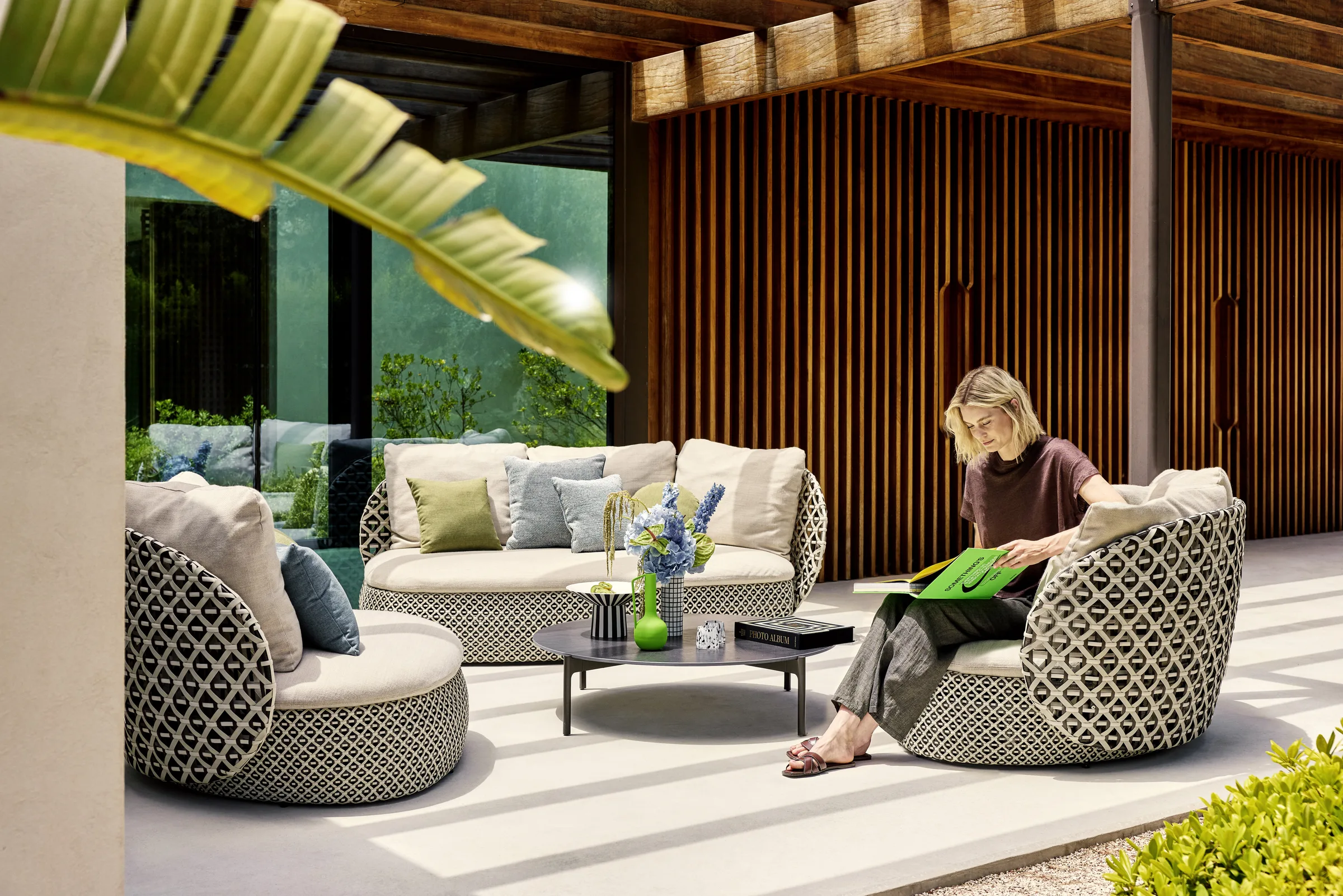 Dedon outdoor lounge setting