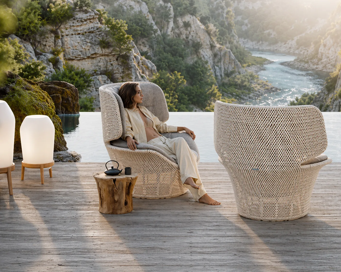Dedon outdoor seating