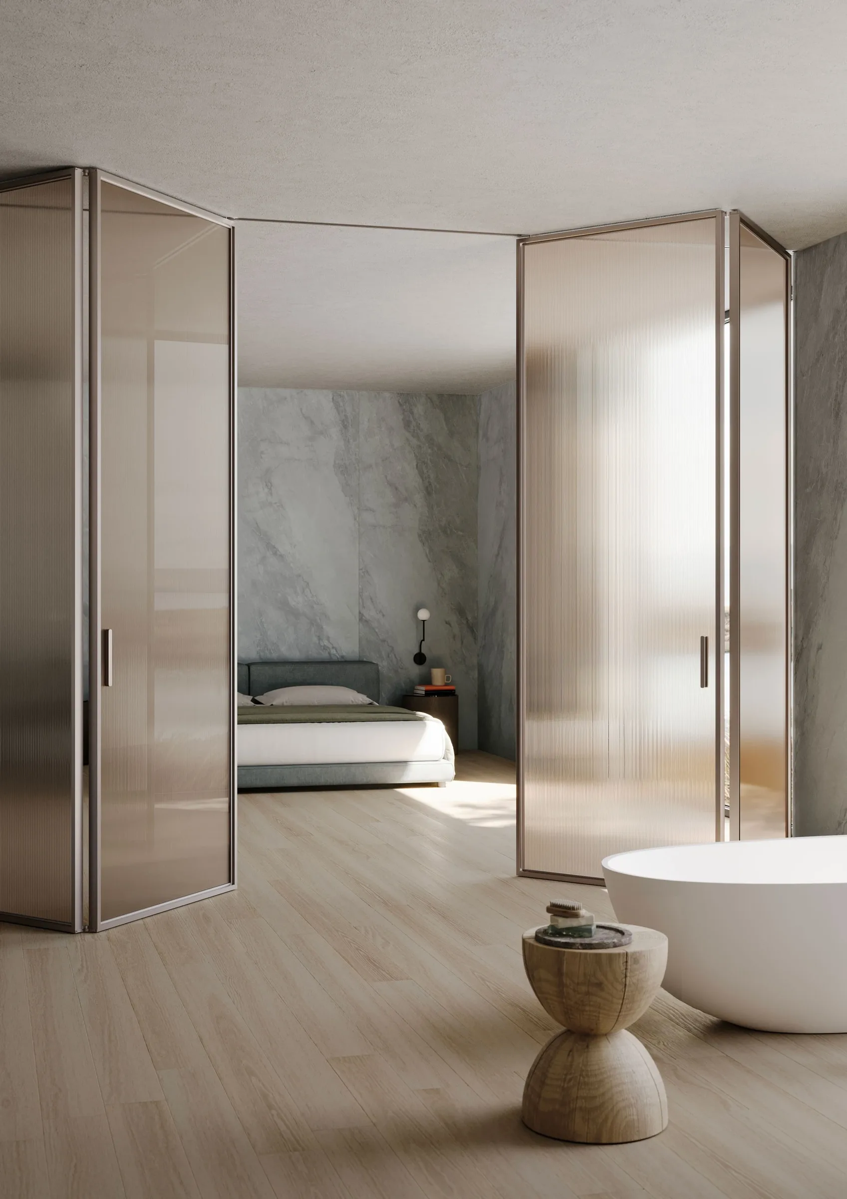Lualdi bi-folding door