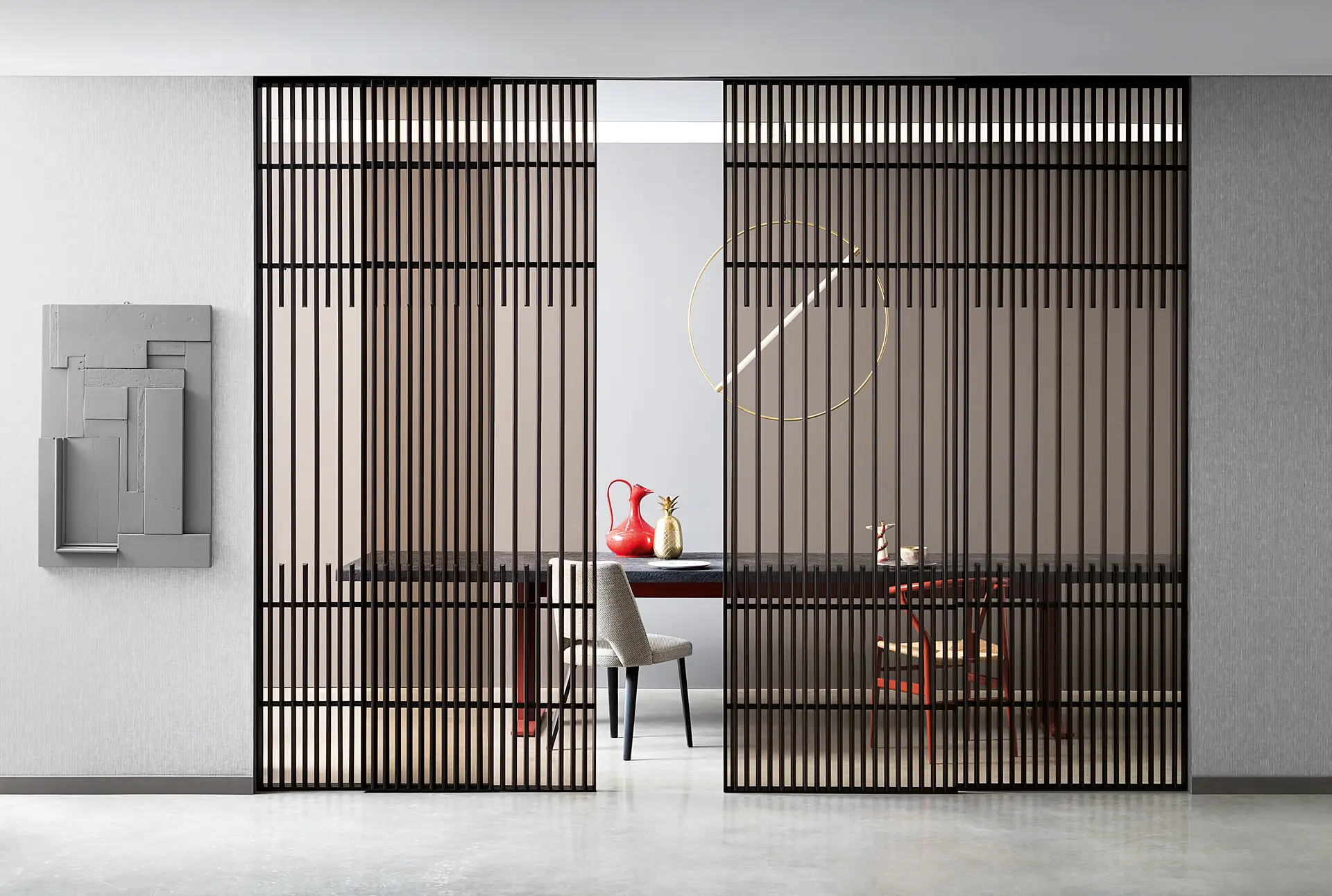 Lualdi sliding door at Elementi Bengaluru